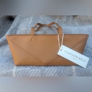 Madison West NWT Camel Shoulder Bag